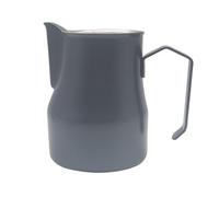 2pcs Stainless Steel Milk Frothing Pitcher Pour Over Coffee Kettle Espresso Steaming Milk Frothing Cup, Perfect for Latte Art(Black,750ml)