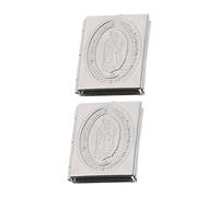 2pcs Stainless Steel Mini Bible Book Pendant for Jewelry Making Charms