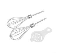 2PCS Stainless Steel Mixer Parts For Kenwood Handheld-Beaters | Hand Mixer Replacement Parts For Ken-wood Mixer Attachments Small Kitchen Appliances(A)