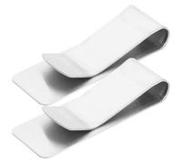 2pcs Stainless Steel Money Clip Portable and Professional Note Clip for Office Use with Secure Grip to Keep Items from Slipping