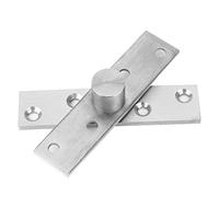 2PCS Stainless Steel Pivot Hinges, 360 Degree Rotating Top Bottom Hidden Concealed Hinges for Secret Doors Cabinets Bookshelf Doors and Bookcase (Centre)