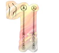 2Pcs Stainless Steel Practice Props Set -UKGE06ZP，Universal：A，S+M | Metal Practice Props for Men and Women