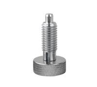 2Pcs Stainless Steel Retractable Spring Plunger, Lock Out Handle Quick Release Pin Spring Plunger with Knurled Handle M12