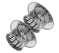 2pcs Stainless Steel Round Chimney Cap 4.3 Inch for Roof Vent