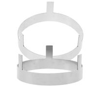 2pcs Stainless Steel round Coconut Rack for Kitchen Steamers and Soup