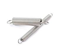 2Pcs Stainless Steel S-Hook Tension Spring, Helical Coil Pullback Extension Spring, Wire Diameter 0.8mm 1.0mm 1.2mm,WD x OD x L,0.8x12x20mm