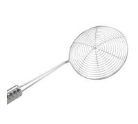 2pcs Stainless Steel Skimmer Solid Spider Strainer Ladle Kitchen Utensil Tool for Cooking(35x15cm)