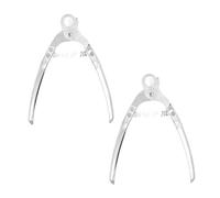 2pcs Stainless Steel Snail Tail Cutter Seafood Scissors Efficient Ergonomic Handle Shears Kitchen Tool for Cooking Kitchen Gadget