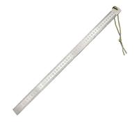 2Pcs Stainless Steel Straight Rulers Durable Measuring Tools for Home Accurate Metric Scales for Drawing Carpentry Lightweight Easy to Store Tvy215 (A, A)