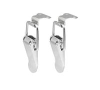 2PCS Stainless Steel Tension Clasp, 74mm Spring Loaded Toggle Latch, Toggle Clamp Latches for Box Drawer Cabinet