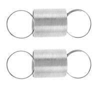 2pcs Stainless Steel Tension Spring Force Tester | Portable Lightweight Setup for Laboratory Experiments, Mechanics Teaching, DIY Hobbyists, Silver Finish, Reliable Readings
