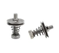 2PCS Stainless Steel Thread Lbec Sewing Tensioner, Thread Tension Assembly Attachments Machine Regulator Sew Spring Parts Thread Regulator Replacement Kit for Sewing Machines 3.5x1cm/1.4x0.4in