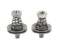 2Pcs Stainless Steel Thread Tension Assembly Sewing Machine Tensioner Spring Parts for Sewing Machines Accessory 3.5x1cm/1.4x0.4in