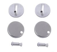 2PCS Stainless Steel Toilet Lid Hinge Screws Fixing Bolts Set for Standard Toilet Lids with Top Fixed Hinges Suitable for Wall Hung Toilets (60MM)