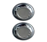 2pcs Stainless Steel Tool Bowls 3 Inch 4 Inch 6Inch Hardware Storage Bowl for Organizing Small Hardware Small Parts Container