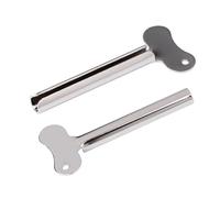 2Pcs Stainless Steel Toothpaste Squeezer, Tube Key Squeezers,Metal Tube Squeezer Key Toothpaste Roller Tube Wringer,Key Roller Dispenser Wringer Tools, for Paint, Cream, Cosmetic and Hair Dye