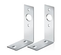 2Pcs Stainless Steel Trailer Tail Light Brackets L Shape Frame Mounting Hardware for Marine Trailers Light Tail Brackets for Boat Trailer