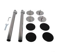 2pcs Stainless Steel Undermount Sink Brackets 41-72 Cm Variable Support Poles for Kitchen Bathroom Sinks - Heavy-Duty -Resistant Simple DIY Installation