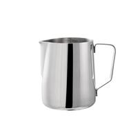 2pcs Stainless Steel V-Mouth Milk Frothing Pitcher Foam Milk Jug Coffee Utensils Barista Craft Milk Bubble Jar Family Café(Silver,600ml)