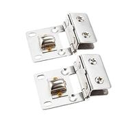 2Pcs Stainless Steel Wall Mount Cupboard Cabinet Glass Door Pivot Hinges Clamp for 5-8mm Thick Glass Shower Furniture Hinge Clip Hinges
