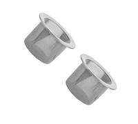 2pcs Stainless Steel Washer Fluid Reservoir Cup Mesh Filter Funnel | Fine Mesh Design, Quick Refill Setup, Prevents Nozzle Clogs, Silver Finish, Model 3/Y/S/X
