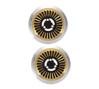 2pcs Stainless Steel Wok Ring for Gas Stove Golden Burner Support | Universal Fit for Wok Use, Even Heat Distribution, Easy Installation, Enhanced Safety