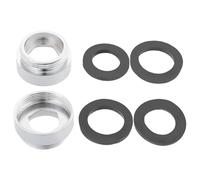 2Pcs Stainless Steels Tap Adapter Male/Female Faucet Adaptors Tap Aerator Connector Tap Bushing Reducers Pipe Fitting