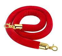 2pcs Stanchion Rope Crowd Control Posts Queue Red Velvet Line Barriers With Stable Base For Party Supplies For Posts Stands