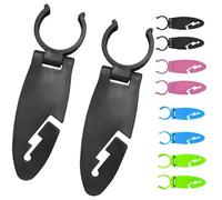 2PCS Stand Up Paddle Board Accessories, 3D-Printed Clips for Paddle Board Holder, Secure & Convenient Paddle Storage for Kayaks & Paddle Boards, Outdoor Adventures Accessories (Black)