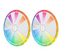 2pcs Standard Colour Wheel for Drawing and Painting Art Class Teaching