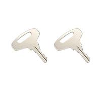 2PCS Start Key 1539 66711-55240 66711-55140 Ignition Key For Kubot a Compact Tractors B20 B4200 B5100 2WD B5100 4WD B5200 2WD B5200 4WD B6100D-P B6100E-P B6100HST-D B6100HST-E