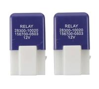 2PCS Starter 4 Pins Relay Purple 12V 28300-10020 156700-0503 for Toyota for Camry for Corolla