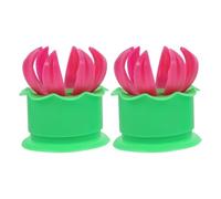 2pcs Steam Bun Mould, Manual Bun Making Tool, Reusable Plastic, Green | Dumpling Wrapper Friendly, Kitchen Accessories, Pastry Making Molds for Home, Kitchen Utensils, Cooking Gadgets