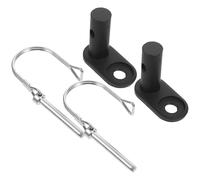 2pcs Steel Bike Trailer Coupler Attachment Black for Boys and Girls Trailer