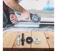 2PCS Steel Connecting Rod Adapter for Electric Drills to Convert into Angle Grinders - 10mm Shank Diameter, Triangular Handle, for Corded & Cord