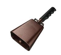 2Pcs Steel Cowbell Noise Makers With Handles, Cheering Bell Sporting Solid School Hand Bells, Cowbells For Sporting Events