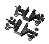 2pcs Steel Door Panel Cart with 360 Degree Swivel Wheels, Strong Load Bearing Door Mover Heavy Duty Load Bearing Trolley