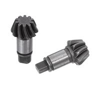 2pcs Steel Electric Pruner Bevel Gear Shaft for Pruning Shears Parts