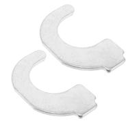 2pcs Steel Scaffold Board Hook for Mobile Scaffolding, Silver | Time Saving Setup, Secure Plank Retention, Fits Standard Scaffolds, for Maintenance Crews and Sites