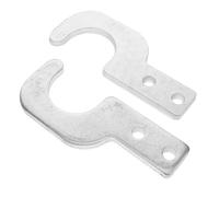 2pcs Steel Scaffold Step Hooks Heavy Duty for Board Support | Silver Steel, Fits Most Scaffolds, Outdoor-ready Durability for Maintenance Crews