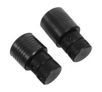 2pcs Steel Screw Jack Pad 3t Adjustable Support for Heavy Loads | Flat Head Circular Pad, Telescoping Mechanism, Black Finish, for Milling Machines, Trailers and Leveling Tasks