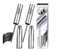 2PCS Steel Tube Eyelash Primer, 3.2gx2 Tubing Mascara Waterproof, Voluminous Lash Primer Mascara Waterproof, Lengthening Curling Smudge-proof Natural, For Daily, Party, Outdoor, Vacation, Office