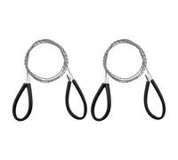 2Pcs Steel Wire Handsaw Manual Operations Cutting Tool for Wood Metal Outdoor Home Improvement Projects Manual Hand Pull Wire Cutter