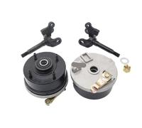 2pcs Steering Strut Knuckle Spindle With Drum Brake Wheel Hub Compatible With ATV 110cc 150cc 200cc 250cc Go Kart Buggy Bike Parts Replacement 1 Pair