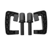 2PCS Steering Wheel Fixing Clamps Fit for Logitech G25 G27 G29 G920 G923,Replacement Fixed Clamp Clip Screw Bolt fit for Logitech Racing Game Steering Wheel Driving Force GT Clamp(Black)
