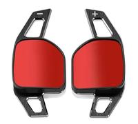 2Pcs Steering Wheel Paddles Extension Shifters For A4 B8 A3 8P S3 A5 A6 S6 C6 Q5 A8 R8 TTS MK2 8J Steering Wheel Paddle Shifter(Black)