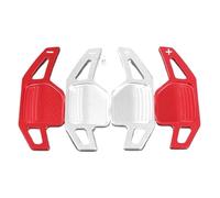 2Pcs Steering Wheel Paddles Extension Shifters for Audi A4 B8 A3 8P S3 A5 A6 S6 C6 Q5 A8 R8 TTS MK2 8J Avant for DSG Car Styling(Fit Type A Silvery)