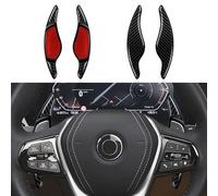 2pcs Steering Wheel Shift Paddle Extension Shift Sticker Cover Trim Compatible with 3 Series G20/5 Series G30/6 Series G31/7 Series G11/8 Series G14/X3 G01/X4 G02/X5 G05/X6 G06/X7 G07/Z4 G29