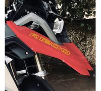 2pcs Stickers Compatible with Motorcycle Front Spout (Yellow)
