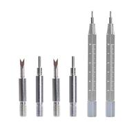 2PCS Stitch Standard Spring Bar Tool, Removal Install Repair Tool, Watch Repair Link Remover Tool, Watch Band Pins Tool for Watch Band Install Adjustment Replacement Sizing (Silver)